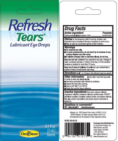 Pdp/drug Facts (1073 0 Refresh Tears Paint)